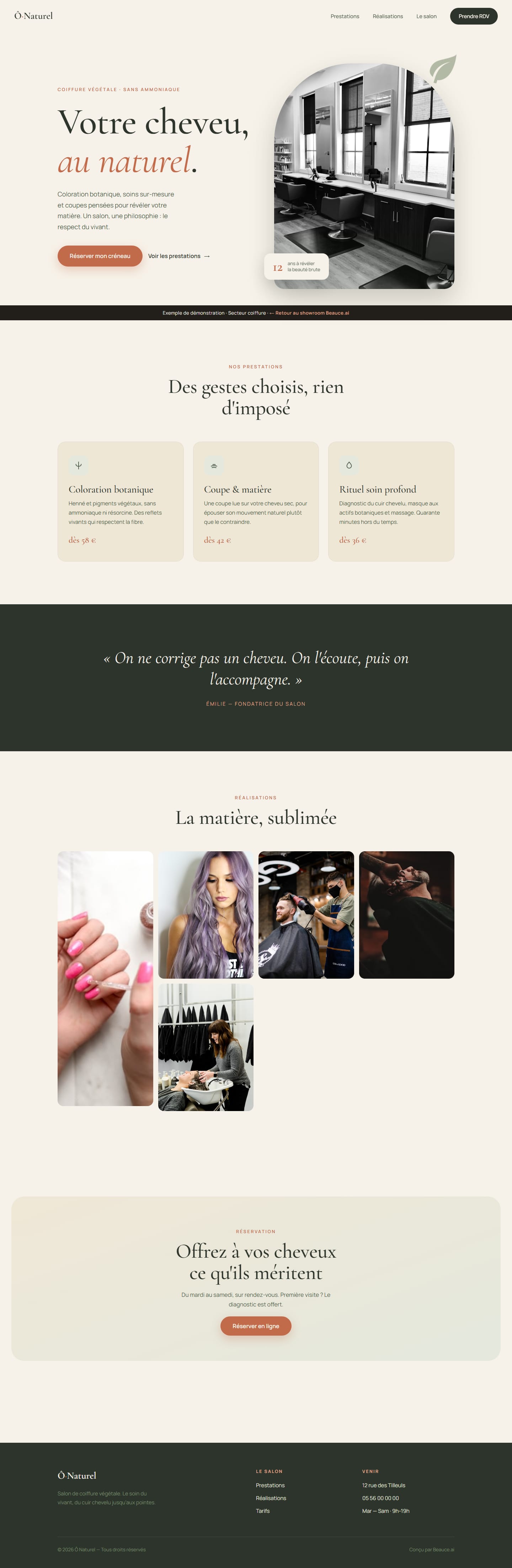 App Ô Naturel